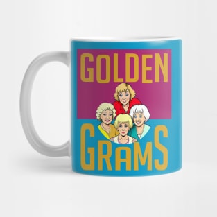 Golden nostalgic girls art Mug